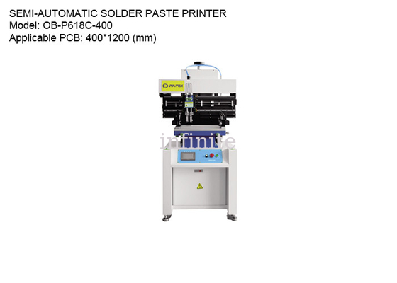 Impresora de pantalla de impresora de pasta de soldadura automática de 400 * 1200 mm 8000 mm / min
