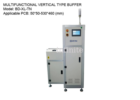Amortiguador vertical SMT LIFO multifuncional para PCB de 50 * 50 - 530 * 460 mm