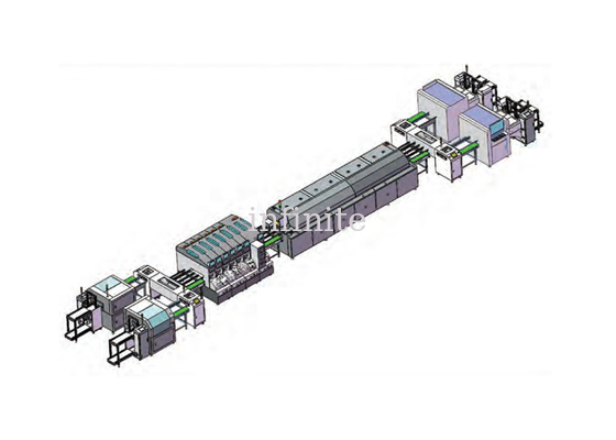 Línea de producción Infitek SMT de doble vía, esquema de cableado de máquina de selección y colocación