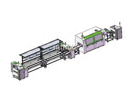 Esquema de cableado de accesorio de línea de montaje de PCB SMT de rotación automática