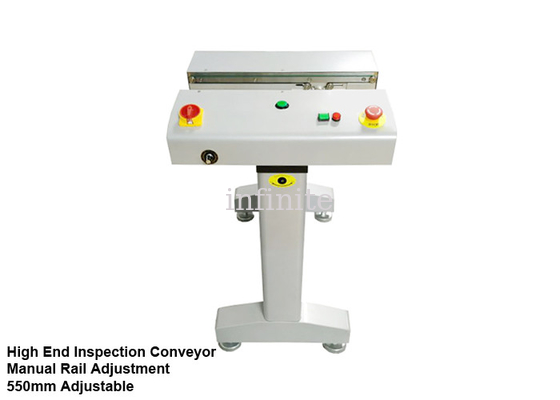 Transportador de ensamblaje de PCB de 0,5 m 550 mm de un solo riel de gama alta