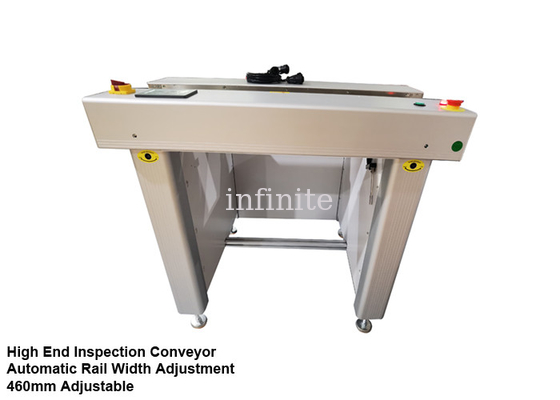 Transportador de PCB de gama alta Ancho máximo de PCB de 460 mm con ajuste automático del ancho del riel