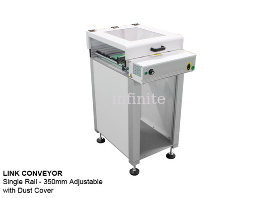 110/220V SMT Link Transportador Max 100VA PCB Transportador de manipulación con cubierta antipolvo