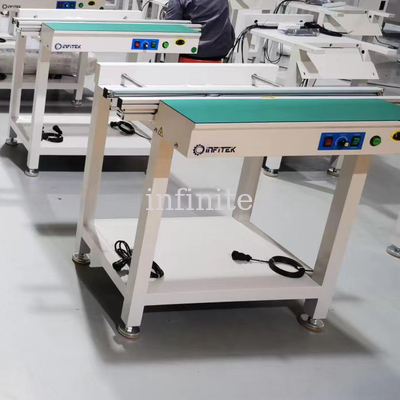 Ajuste de ancho del tren motorizado SMT transportador Infitek Pcb manejo